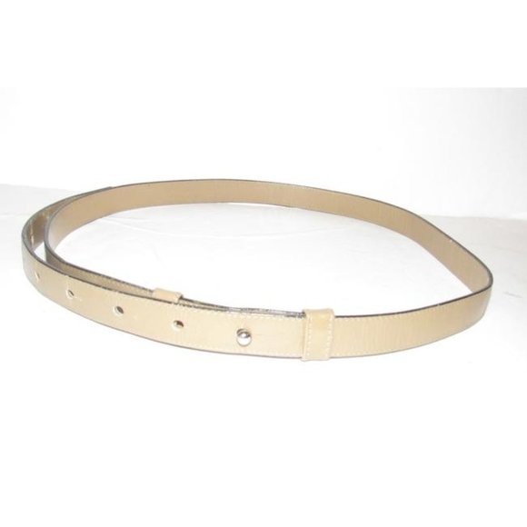 Bally Tangold Leather Chrome Belt Bag Fanny Pack Designer Wallet - Picture 6 of 11